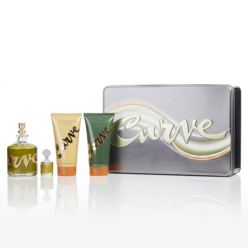Estuche Curve hombre 4 piezas