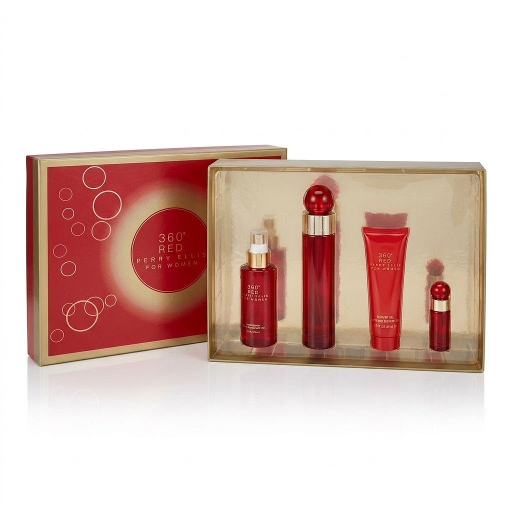 Estuche Perry Ellis 360° Red Mujer 4 Piezas