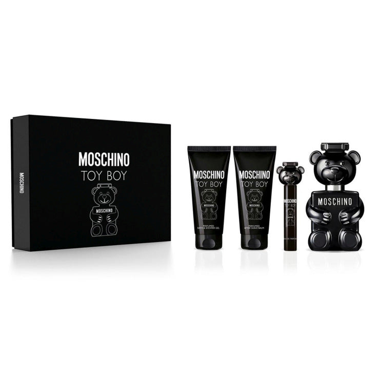 Estuche Moschino Toy Boy Hombre EDP 4Pz Perfume / Perfume Mini / Gel De Ducha / Afther Shave
