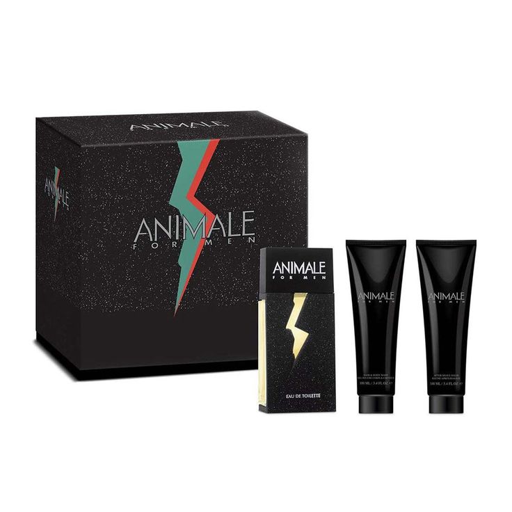 Estuche Animale 3pzs 100ml EDT + Gel de Baño + After Shave