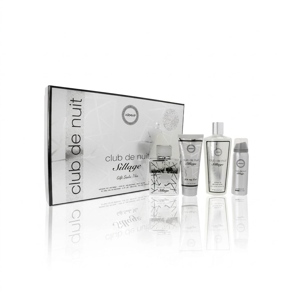 Estuche Armaf Club de Nuit Sillage Hombre EDP 4Pz Perfume 105ml / Gel De Ducha / Aerosol / Shampoo