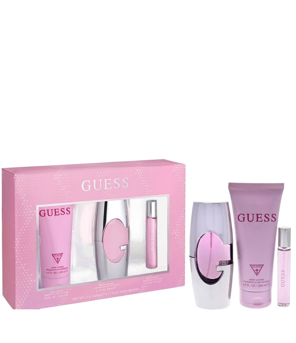 Estuche de Guess Guess 3 piezas