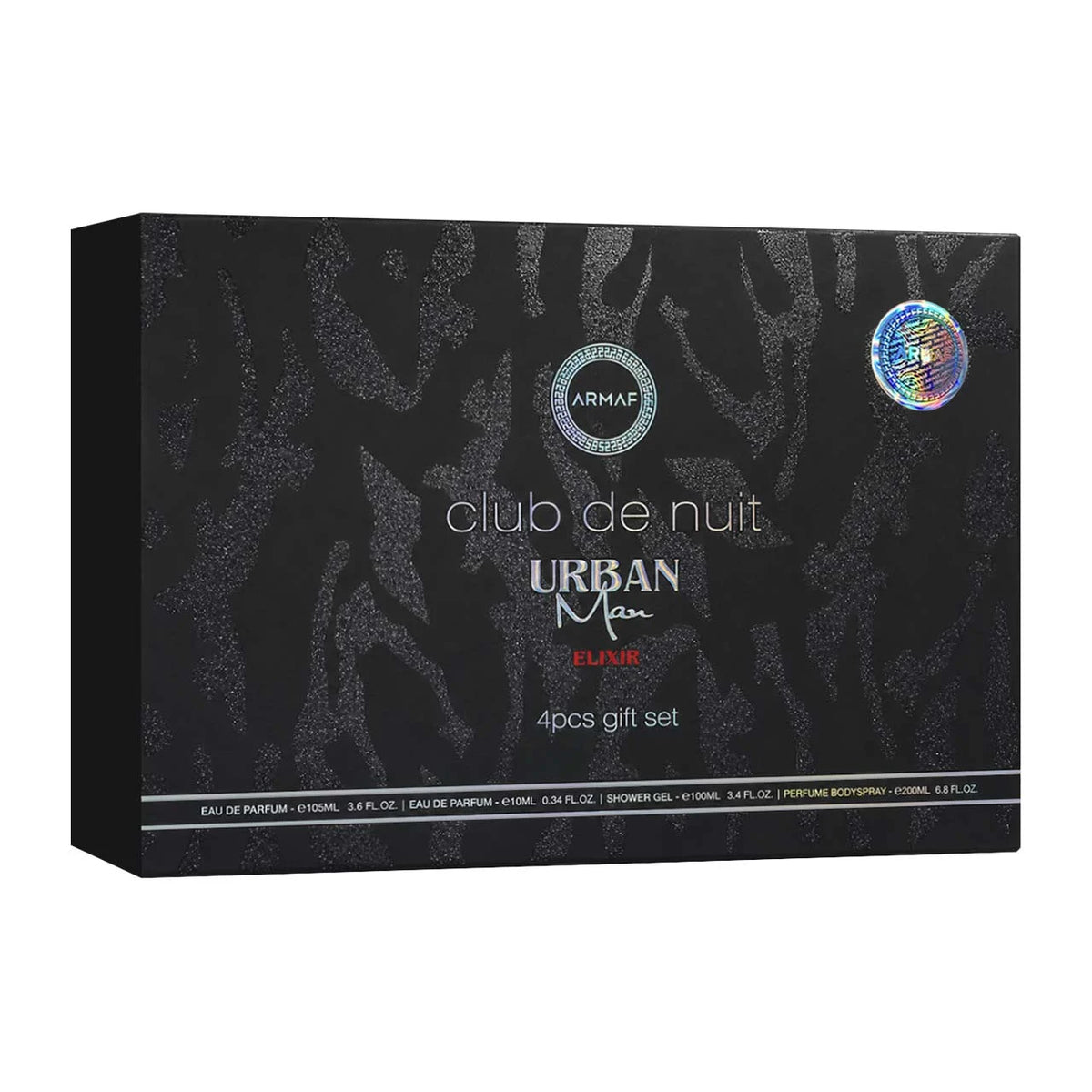 Estuche Armaf Club De Nuit 4pzs 100ml EDP + 10ml EDP + Shower Gel + Body Spray