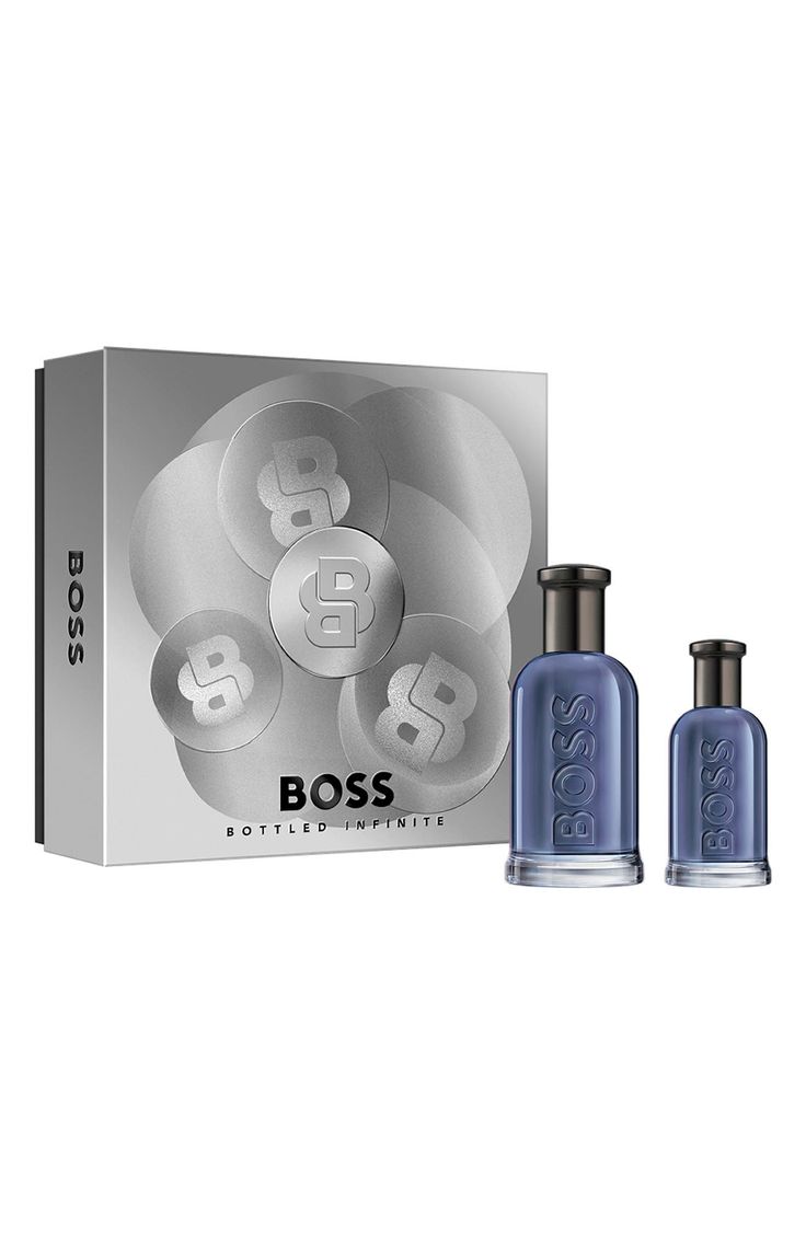 Estuche Hugo Boss Bottled Infinite Hombre EDP 2pz Perfume 100ml/Mini 30ml
