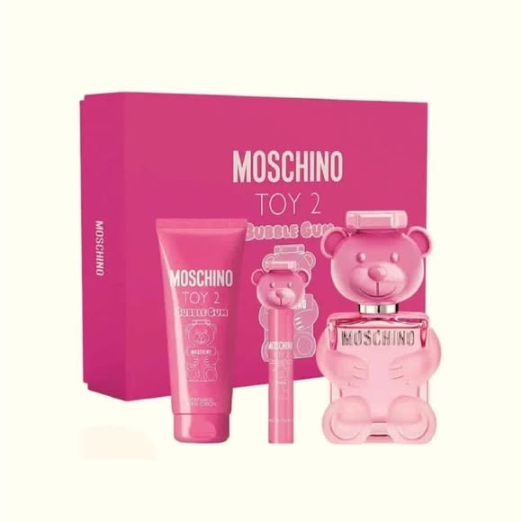 Estuche Moschino Toy 2 Bubble gum Mujer EDT 3pz Perfume 100ml/Mini 10ml/Crema 100ml