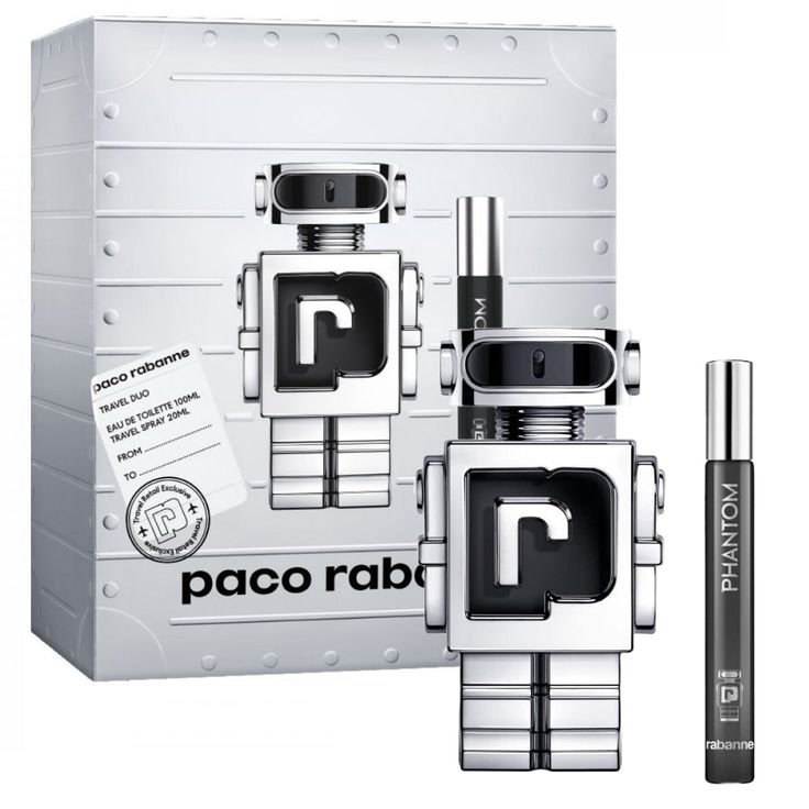 Estuche Paco Rabanne Phantom Hombre 2pzs 100ml EDT + 10ml EDT