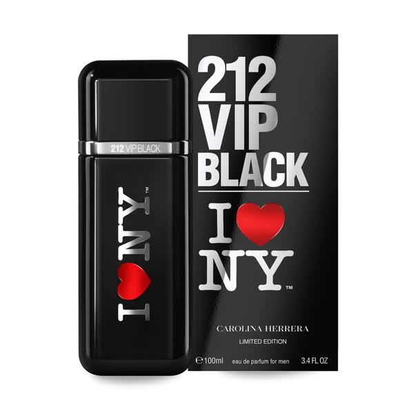 212 Vip Black I Love NY Limited Edition Hombre 100ml EDP Carolina Herrera