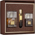 Estuche Lattafa Khamrah Qahwa 3Pzs Fragancia 100Ml EDP Spray/ Hair Mist 50Ml Spray/ 12Ml EDP Spray